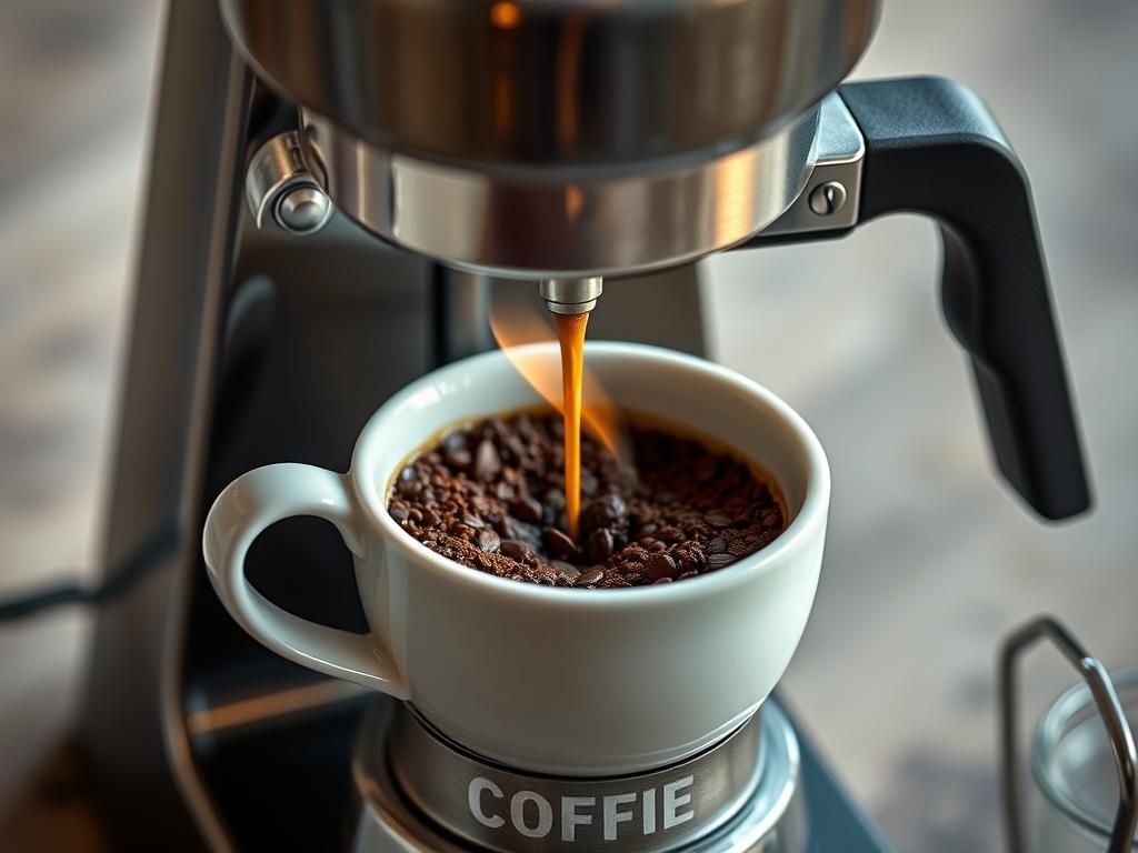 Questo puoi odorarlo: l’aroma del caffè che gocciola nella moka al mattino