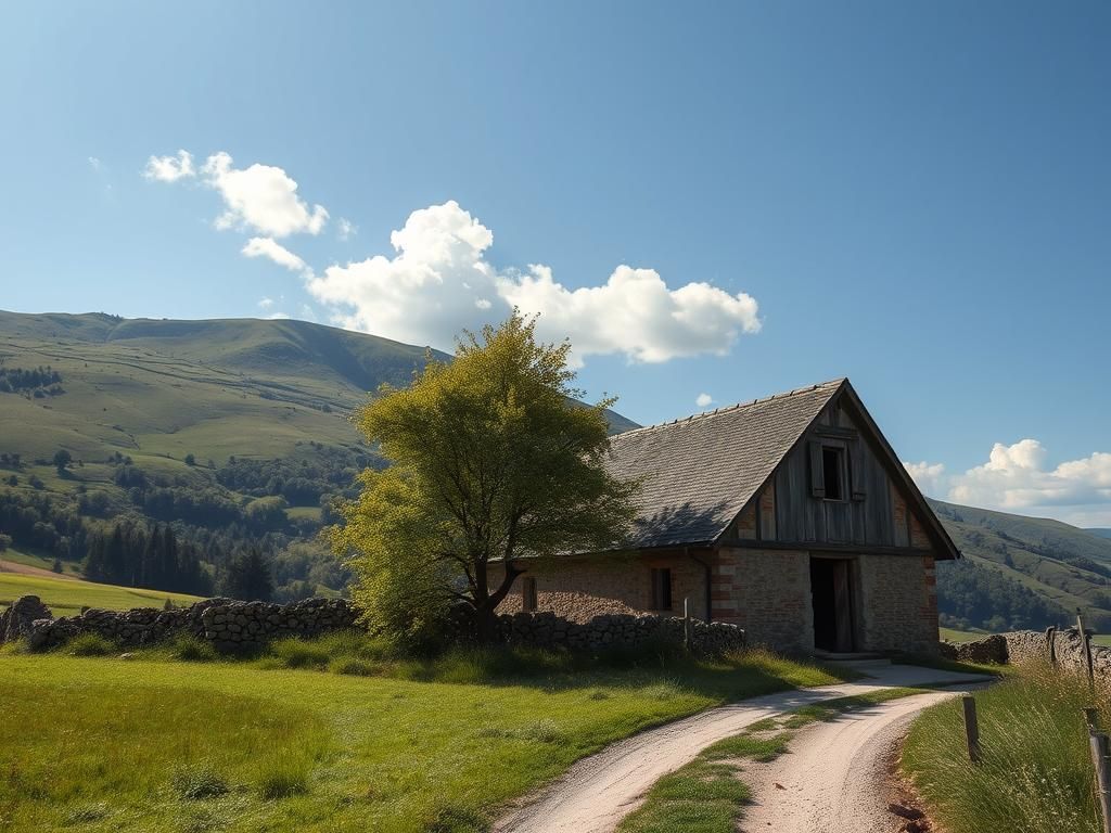 Questo puoi odorarlo: il profumo della ruta che cresce vicino a un vecchio portone