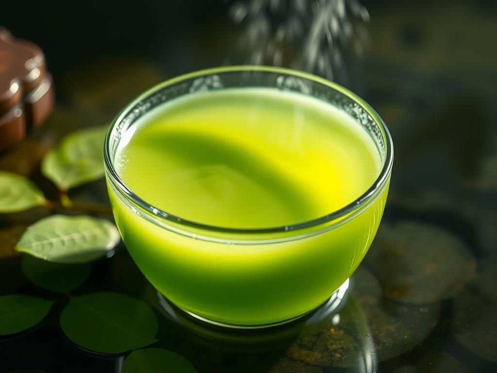 Questo puoi odorarlo: l’aroma del tè verde che si infonde in acqua calda