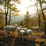 Questo puoi odorarlo: l’aroma delle felci umide in un bosco di montagna