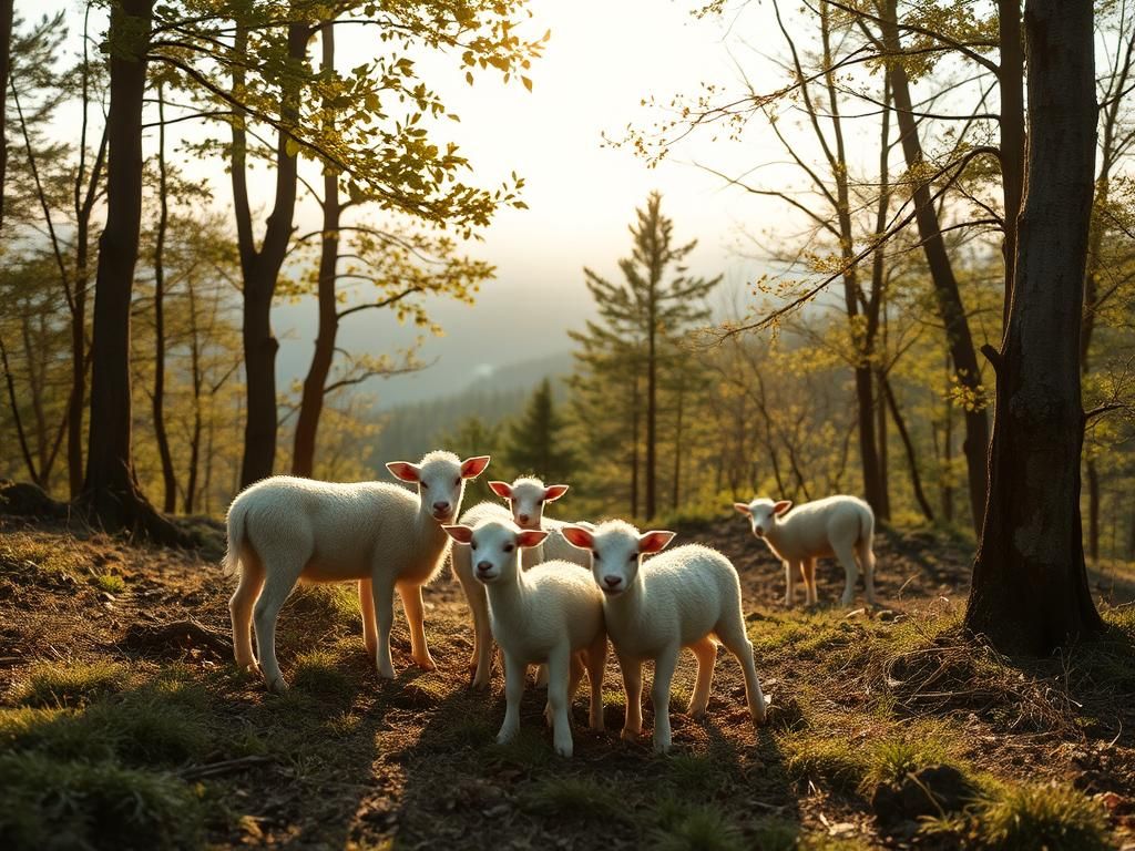 Questo puoi odorarlo: l’aroma delle felci umide in un bosco di montagna